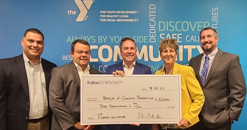 YMCA Check presentation